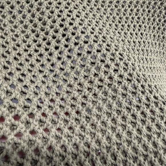 Sanctuary Olive Green Mesh Loose Knit Sweater Womens Medium Grunge Fairygrunge - Picture 8 of 8